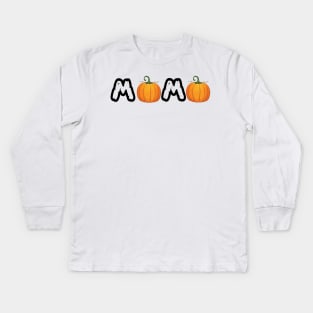 Mom Pumpkin, Hey Boo, Hey Pumpkin, Funny Halloween ,Teacher Halloween, Halloween Party Kids Long Sleeve T-Shirt